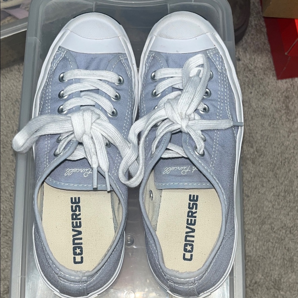 Converse Kids Light Blue Low-Top Sneakers